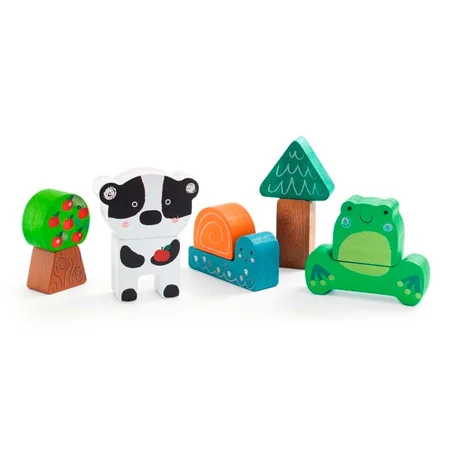 Djeco Relief Puzzle, Puzz & match, happy