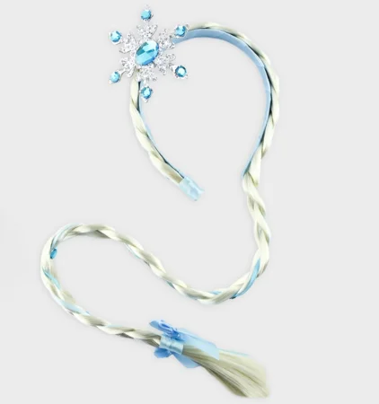 geflochtener Zopf Ice Blue / Blond 